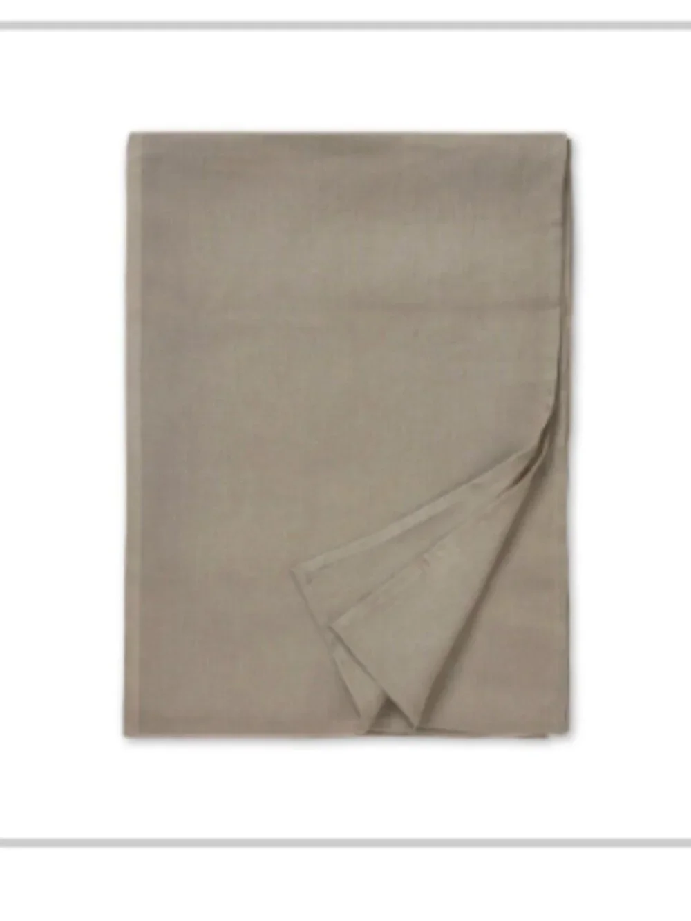 Sembla Linen Flat Sheet (Queen) - Cuttack Silver